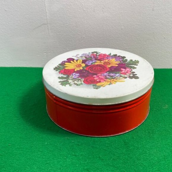 Vintage Tin Jewelry Box with Case, Storage Keepsake Box, Trinket Box, Handmade F - Picture 7 of 8